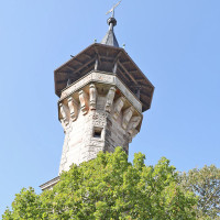 Spitze des Aussichtsturms in Cadolzburg